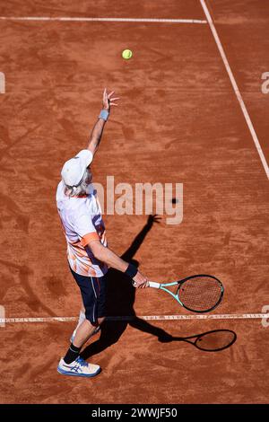 Manavgat, Antalya, Türkei. März 2024. Jasper Cooper (GBR) ist bei der Team- und Einzelweltmeisterschaft 2024 65-90 (Credit Image: © Mathias Schulz/ZUMA Press Wire) NUR ZUR REDAKTIONELLEN VERWENDUNG dabei! Nicht für kommerzielle ZWECKE! Stockfoto