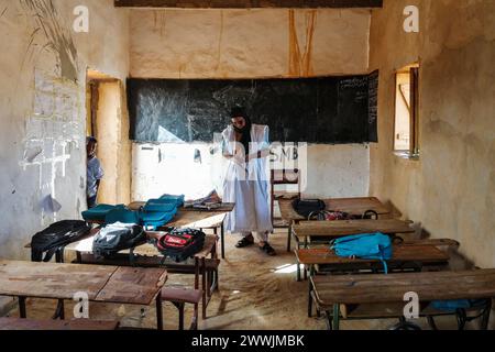 Mauretanien, Chinguetti, Ntkmkmet Schule Stockfoto