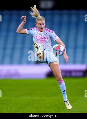 Arsenals Leah Williamson während des Spiels der Barclays Women's Super League im Villa Park, Birmingham. Bilddatum: Sonntag, 24. März 2024. Stockfoto