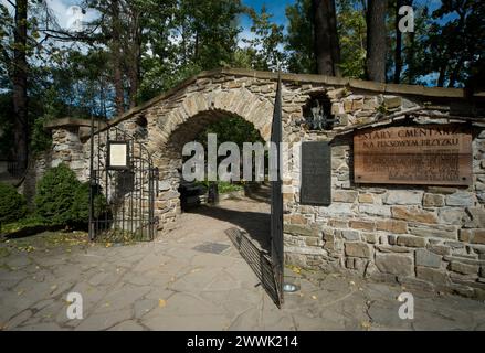 Friedhof in Peksowy Brzyzek, Zakopane, Polen Stockfoto