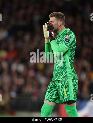 London, Großbritannien. März 2024. Bento (B) beim internationalen Spiel England gegen Brasilien im Wembley Stadium, London, UK am 23. März 2024. Quelle: Paul Marriott/Alamy Live News Stockfoto