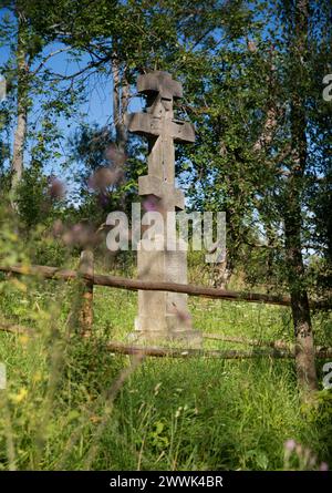 Verlassene Dörfer, Region Lemko, Ostpolen Stockfoto