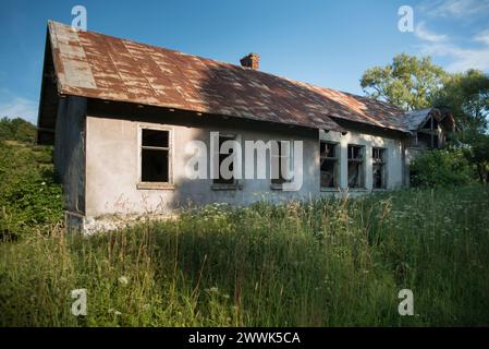 Radocyna, verlassenes Dorf, Region Lemko, Ostpolen Stockfoto