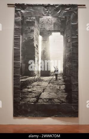 ANSELM KIEFER ANGELI CADUTI A PALAZZO STROZZI FIRENZE Stockfoto