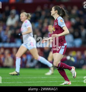 Birmingham, Großbritannien. März 2024. Danielle Turner von Aston Villa während des FA Women's Super League-Spiels zwischen Aston Villa Women und Arsenal Women im Villa Park, Birmingham, England am 24. März 2024. Foto von Stuart Leggett. Nur redaktionelle Verwendung, Lizenz für kommerzielle Nutzung erforderlich. Keine Verwendung bei Wetten, Spielen oder Publikationen eines einzelnen Clubs/einer Liga/eines Spielers. Quelle: UK Sports Pics Ltd/Alamy Live News Stockfoto