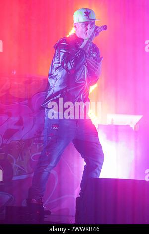 Orlando, Florida, USA, 23. März 2024, Rapper Vanilla Ice (Robert Matthew Van Winkle) tritt während eines Konzerts aus den 90er Jahren auf, das vom Orlando City SC im Inter&Co Stadium veranstaltet wird. (Foto: Marty Jean-Louis/Alamy Live News Stockfoto