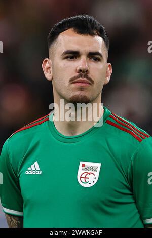 Bilbao, Spanien. März 2024. Alex Sola (Baskisch) Fußball/Fußball : internationales Freundschaftsspiel zwischen Baskenland 1-1 Uruguay im San Mames Stadium in Bilbao, Spanien . Quelle: Mutsu Kawamori/AFLO/Alamy Live News Stockfoto