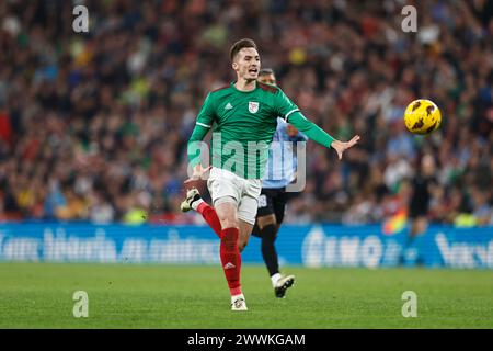 Bilbao, Spanien. März 2024. Jon Pacheco (Baskisch) Fußball/Fußball : internationales Freundschaftsspiel zwischen Baskenland 1-1 Uruguay im San Mames Stadium in Bilbao, Spanien . Quelle: Mutsu Kawamori/AFLO/Alamy Live News Stockfoto