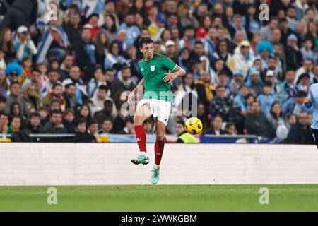 Bilbao, Spanien. März 2024. Mikel Vesga (Baskisch) Fußball/Fußball : internationales Freundschaftsspiel zwischen Baskenland 1-1 Uruguay im San Mames Stadium in Bilbao, Spanien . Quelle: Mutsu Kawamori/AFLO/Alamy Live News Stockfoto