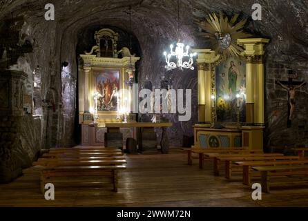 Salzbergwerk Bochnia, Polen Stockfoto