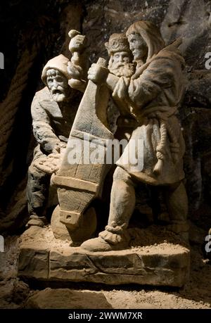 Salzbergwerk Bochnia, Polen Stockfoto