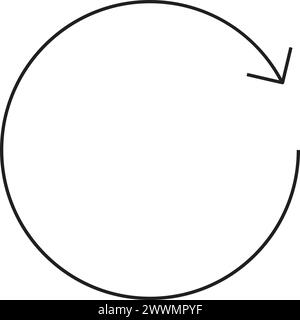 Symbolvektor-Illustrationsdesign wird neu geladen Stock Vektor