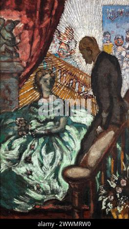 Romeo und Julia (nach Adelaide Claxton), Ölgemälde auf hessisch von Walter Sickert, vor 1942 Stockfoto