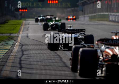 AUSTRALIA ALBERT PARK CIRCUIT, AUSTRALIEN - 22. MÄRZ: Pierre Gasly, Alpine A523 während des Grand Prix von Australien auf dem Australia Albert Park Circuit am Freitag, 22. März 2024 in Melbourne, Australien. (Foto: Michael Potts/BSR Agency) Credit: BSR Agency/Alamy Live News Stockfoto