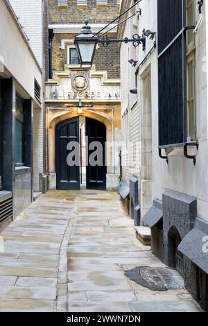 cliffords inn, Gasse in der Flottenstraße london england Stockfoto