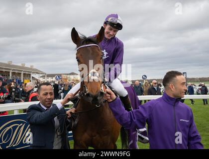 Am 23. März 2024 gewann er den William Hill Lincoln in Doncaster für Dominic French Davis und David Egan Stockfoto