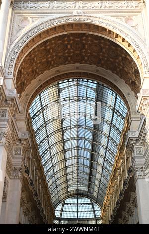 Galleria Vittorio Emanuele II - Piazza del Duomo - Mailand Stockfoto