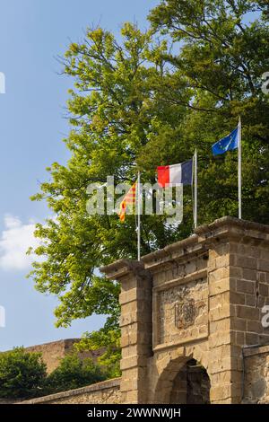 La Citadelle de Mont-Louis, Frankreich Stockfoto