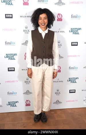 Sophie Okonedo bei den jährlichen UK Critics' Circle Theatre Awards am Soho Place in London. Bilddatum: Montag, 25. März 2024. Stockfoto
