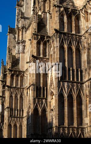 York Minster York England March 2024 York Minster, ehemals Kathedrale und Metropolitische Kirche von Saint Peter in York, ist eine anglikanische Kathedrale Stockfoto