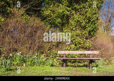 Ein HDR-Landschaftsbild des Leeds- und Liverpool-Kanals um die Greenberfield Locks, Barnoldswick. Der höchste Punkt des Kanals. 24. März 2024 Stockfoto