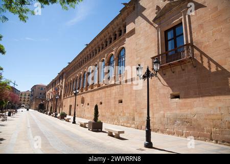 Altstadt von Soria, Kastilien und Leon, Spanien. Spanisches Wahrzeichen Stockfoto