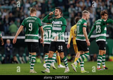 Paulinho während des Liga Portugal Spiels zwischen Sporting CP und Boavista FC, Estadio Jose Alvalade, Lissabon, Portugal. (Maciej Rogowski) Stockfoto