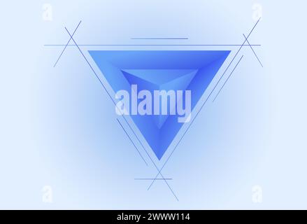 Abstrack Hintergrundvektorillustration für Deskstop Stock Vektor