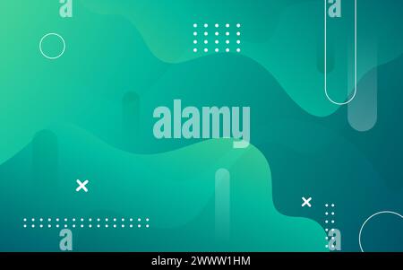 Abstrack Hintergrundvektorillustration für Deskstop Stock Vektor