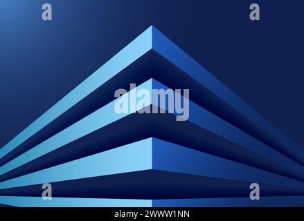 Abstrack Hintergrundvektorillustration für Deskstop Stock Vektor