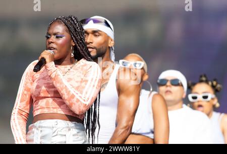 Bogota, Kolumbien. März 2024. Verito Asprilla besucht den letzten Tag des EStereo Picnic Festivals in Bogota, Kolumbien. (Foto: Daniel Garzon Herazo/NurPhoto)0 Credit: NurPhoto SRL/Alamy Live News Stockfoto