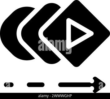 ui Animation ux ui Design Glyphe Symbol Vektor. ui-Animation ux ui ...