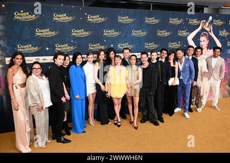 Juliana Stürmer, Maria Happel, Cooper Dillon, Jasmin Tabatabai, Milena Tscharntke, Maria Ehrich, Nora Tschirner, Jella Haase, Max von der Groeben, Gizem Emre, Nico Stank, Paula Kober, Mido Kotaino, Lena Schömann, Frederick Lau, Bora Dagtekin, Elena Uhlig und Elyas M Barek bei der Weltpremiere des Kinofilms Chantal im Märchenland im Mathäser Filmpalast. München, 25.03.2024 *** Juliana Stürmer, Maria Happel, Cooper Dillon, Jasmin Tabatabai, Milena Tscharntke, Maria Ehrich, Nora Tschirner, Jella Haase, Max von der Groeben, Gizem Emre, Nico Stank, Paula Kober, Mido Kotaino, Lena Schömann, Friedrich Stockfoto