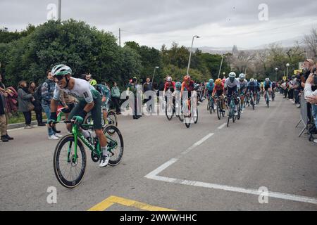 Letzte Etappe der Katalonienrundfahrt 2024 in Montjuic in Barcelona, Spanien, am 24. März 2024 Stockfoto