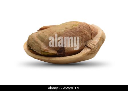Italienische Pistazie, ultradetaillierte Aufnahme, Makro Stockfoto
