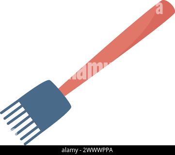 Silikonbürste für kulinarische Zwecke Stock Vektor