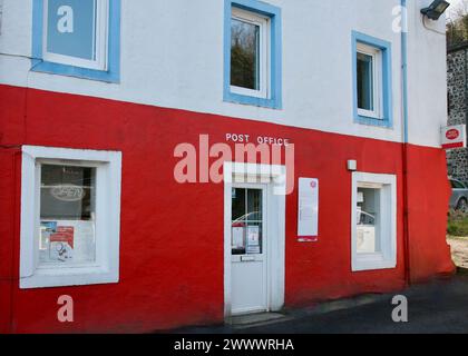 Blick auf das alte Postamt, Tobermory, Isle of Mull, Argyll und Bute, Schottland, Europa am Mittwoch, den 20. März 2024 Stockfoto