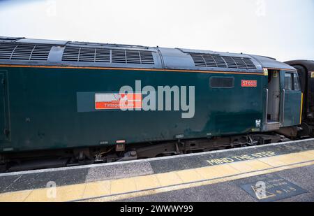 GWR Night Riviera Sleeper von Penzance nach London Paddington Stockfoto