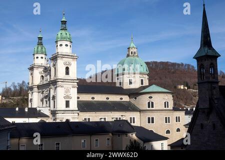 Salzburger Dom, Salzburg-Stadt, Österreich Stockfoto