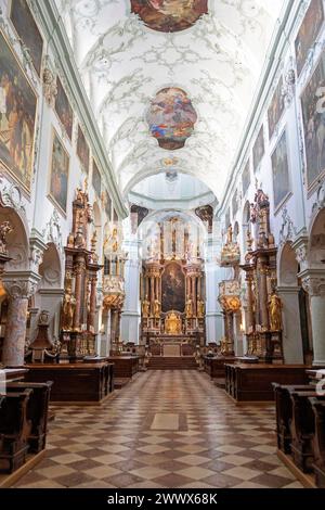 Archabbey, St. Peter's Abbey, Salzburg City, Österreich Stockfoto