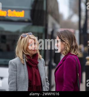 London, Großbritannien. März 2024. Esther McVey Minister ohne Portfolio außerhalb des Kabinettsbüros gesehen Credit: Richard Lincoln/Alamy Live News Stockfoto