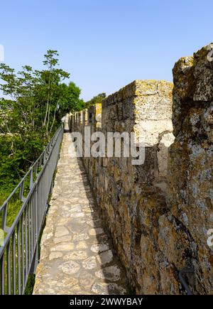 Mauermauern der Altstadt von Jerusalem Stockfoto