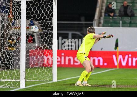 26.03.2024, Innviertel Arena Ried, AUT, U21 EM-Qualifikation 2025 - Oesterreich vs Zypern, im Bild Nikolas Polster (AUT) .// UEFA U21 Euro 2025 Qualifikation zwischen Österreich und Zypern in Ried, Österreich am 2024/03/26 - 20240326 PD7760 Stockfoto