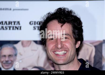 Rom, Italien. März 2024. Cinema Adriano, Rom, Italien, 26. März 2024, Alberto Paradossi während des Fotoaufrufs des Films „Zamora“ - News Credit: Live Media Publishing Group/Alamy Live News Stockfoto