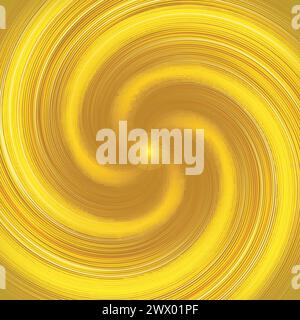 Abstrakter Gelber Twist Hintergrund, Vektor-Illustration Stock Vektor