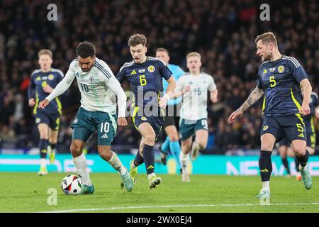 Glasgow, Großbritannien. März 2024. Bei der Vorbereitung auf die UEFA EURO 2024 spielt Schottland Nordirland im schottischen Nationalstadion Hampden Park in Glasgow. Quelle: Findlay/Alamy Live News Stockfoto