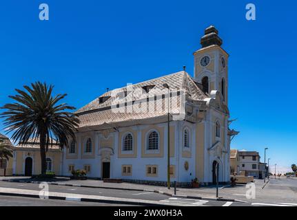 Die Evangelisch-Lutherische Kirche In Swakopmund, Namibia Stockfoto