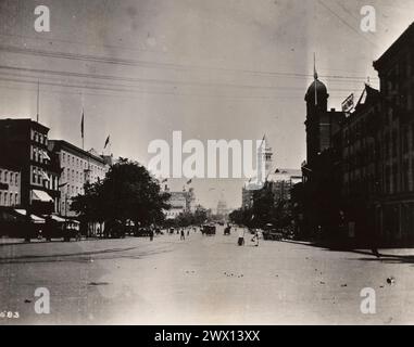 Pennsylvania Avenue, Washington, D.C. - vom Treasury Building, 1898 Stockfoto