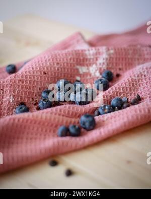 Blueberry Chocolate Chip Muffins Stockfoto