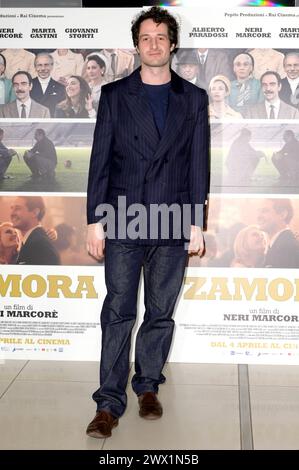 Alberto Paradossi beim Photocall zum Kinofilm Zamora im Cinema Adriano. Rom, 26.03.2024 *** Alberto Paradossi beim Fotobesuch für den Film Zamora im Kino Adriano Rom, 26 03 2024 Foto:XA.XM.xTinghinox/xFuturexImagex zamora 4331 Stockfoto